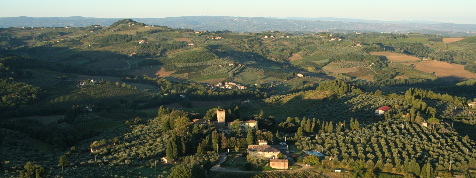 Experience hot air ballooning over Tuscany