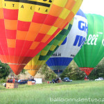 hor air balloons ready for takeoff