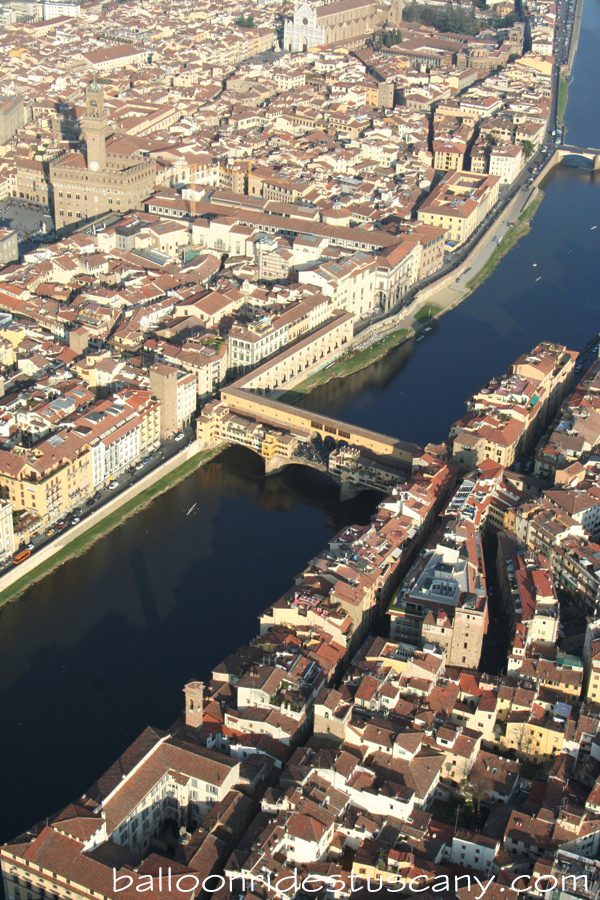 Ponte Vecchio from the balloon