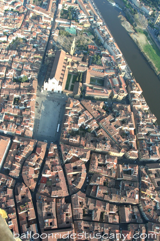 Santa Croce from the balloon