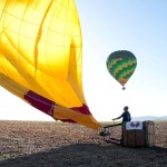 balloon landing Matera