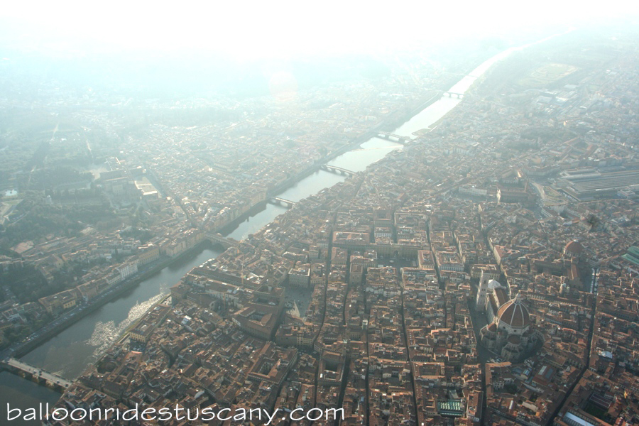 Ballooning over Florence