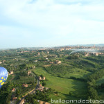 Balloon takeoff mear Siena